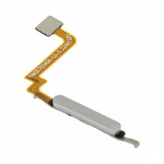 Шлейф для Xiaomi Redmi 10 сканер отпечатка пальца (Белый)