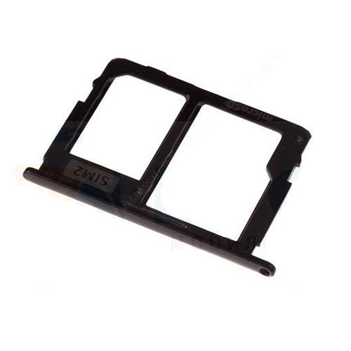 Контейнер SIM Samsung J5 2017 J530F, J7 2017 J730F (черный)