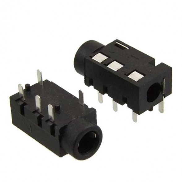 TJ-320 3.5mm PCB Jack розетка (гнездо - jack) стерео 3,5 мм на плату