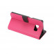 Чехол книжка с визитницей для Samsung Galaxy S6 EDGE+ G928 (Малиновый)