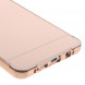 Алюминиевый чехол бампер для Samsung Galaxy A7 SM-A710F (2016 г.) (Розовое золото)