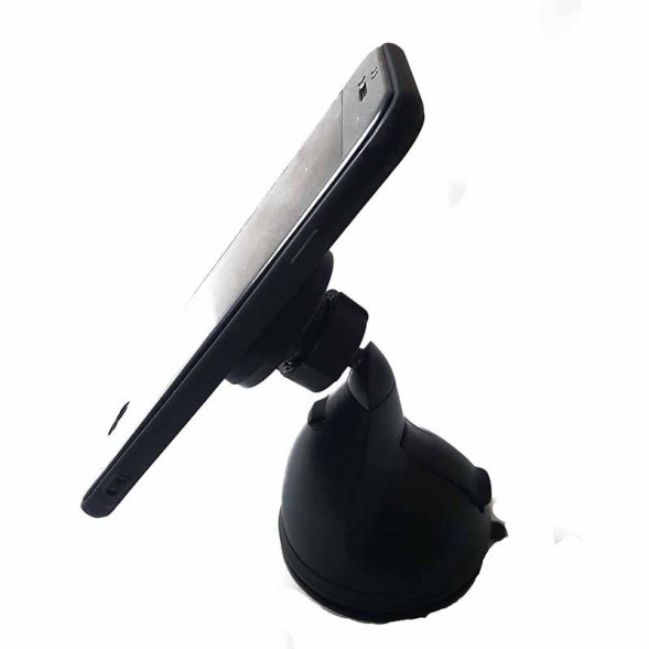 Автомобильный магнитный держатель на стекло (черный)