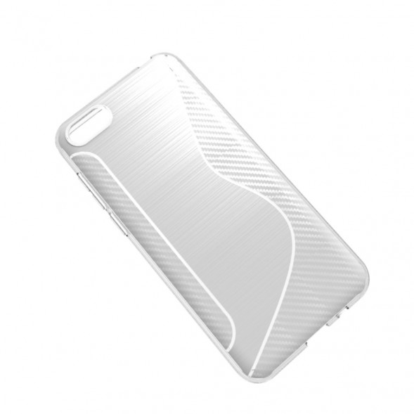 Чехол S-Line для Huawei Honor 7A (DUA-L22), Huawei Y5 Prime (2018) (прозрачный)