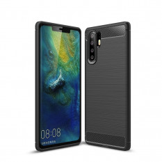 Чехол Carbon Fibre для Huawei P30 Pro (черный)