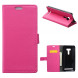 Чехол книжка с визитницей Asus ZenFone Selfie ZD551KL (малиновый)