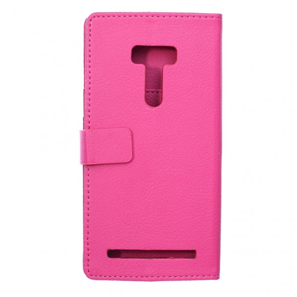 Чехол книжка с визитницей Asus ZenFone Selfie ZD551KL (малиновый)