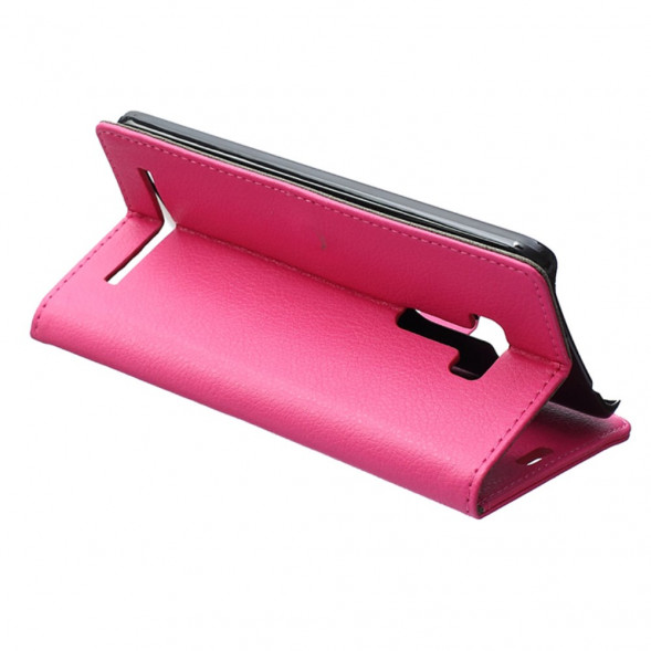 Чехол книжка с визитницей Asus ZenFone Selfie ZD551KL (малиновый)