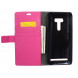 Чехол книжка с визитницей Asus ZenFone Selfie ZD551KL (малиновый)