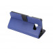 Чехол книжка с визитницей для Samsung Galaxy S6 EDGE+ G928 (Синий)