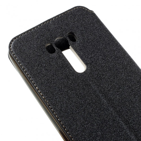 Чехол с окном информации для Asus Zenfone Selfie ZD551KL, ZD550KL (Серый)