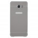 Алюминиевый чехол бампер для Samsung Galaxy A7 SM-A710F (2016 г.) (Серебристый)