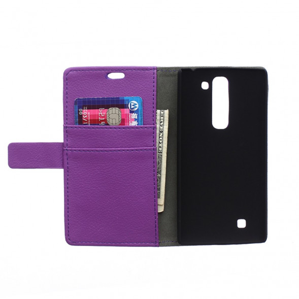 Чехол книжка с визитницей для LG Magna H502F H500F (Фиолетовый)