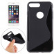 Антискользящий чехол для iPhone 7 Plus (Черный)