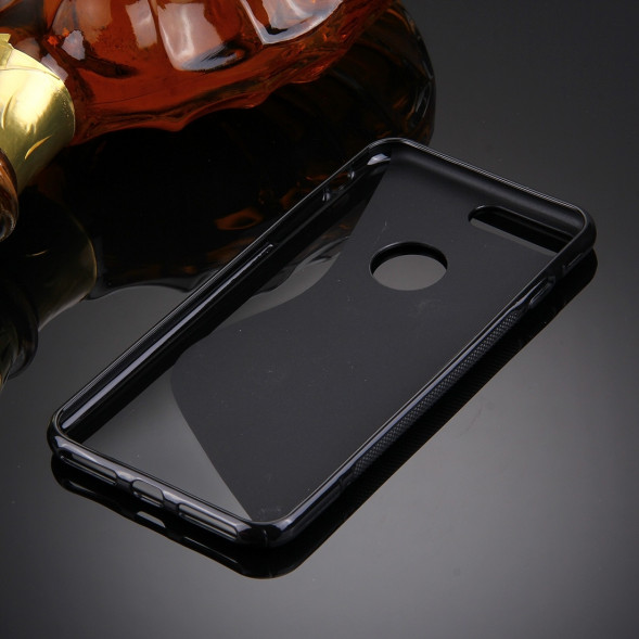 Антискользящий чехол для iPhone 7 Plus (Черный)