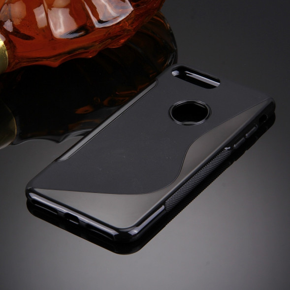 Антискользящий чехол для iPhone 7 Plus (Черный)