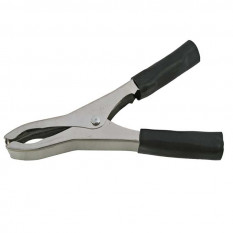 8-0041 black Зажим Крокодил с изолятором 50А 98мм (черный)