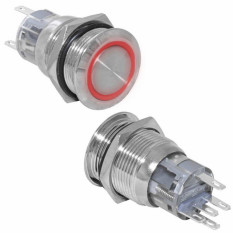 Кнопка антивандал. LAS1-AGQ-11ZE/R/N on-on