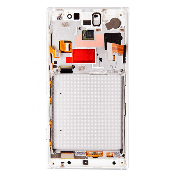 Дисплей Nokia 830 (RM-984) с тачскрином (Серебро)