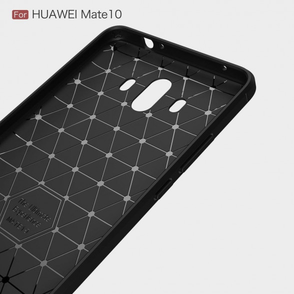 Чехол Carbon Fibre для Huawei Mate 10 (черный)