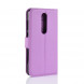 Чехол книжка с визитницей для Nokia 5.1 Plus / Nokia X5 (фиолетовый)