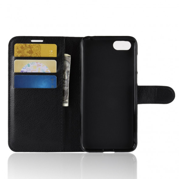 Чехол книжка для Huawei Honor 7A (DUA-L22), Huawei Y5 Prime (2018) (черный)