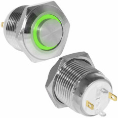 Кнопка антивандал. GQ16H-10E/J/G/N off-(on)