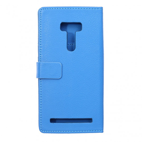 Чехол книжка с визитницей Asus ZenFone Selfie (ZD550KL, ZD551KL) (Голубой)
