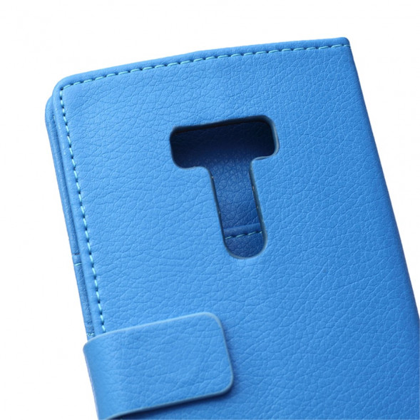 Чехол книжка с визитницей Asus ZenFone Selfie (ZD550KL, ZD551KL) (Голубой)