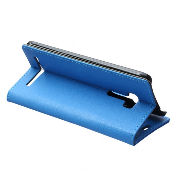 Чехол книжка с визитницей Asus ZenFone Selfie (ZD550KL, ZD551KL) (Голубой)