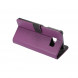 Чехол книжка с визитницей для Samsung Galaxy S6 EDGE+ G928 (Фиолетовый)