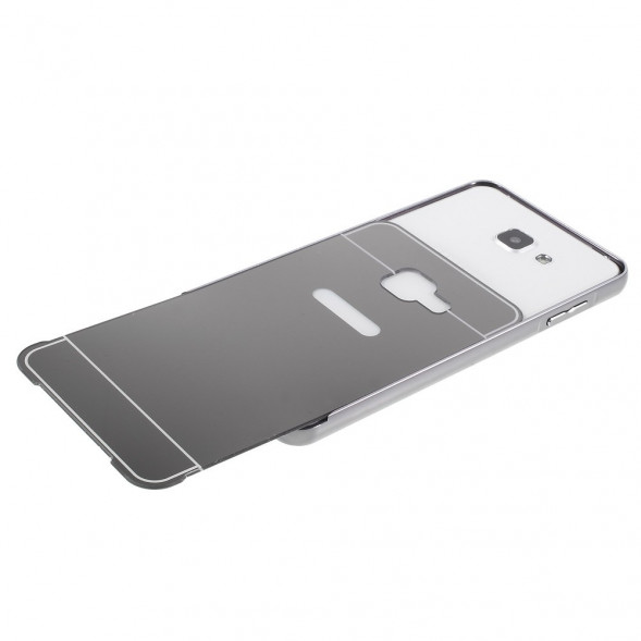 Алюминиевый чехол бампер для Samsung Galaxy A7 SM-A710F (2016 г.) (Черный)