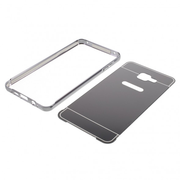 Алюминиевый чехол бампер для Samsung Galaxy A7 SM-A710F (2016 г.) (Черный)