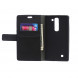 Чехол книжка с визитницей для LG Magna H502F H500F (Черный)