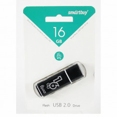 USB-флеш накопитель 16GB Smart Buy Glossy (Черный)