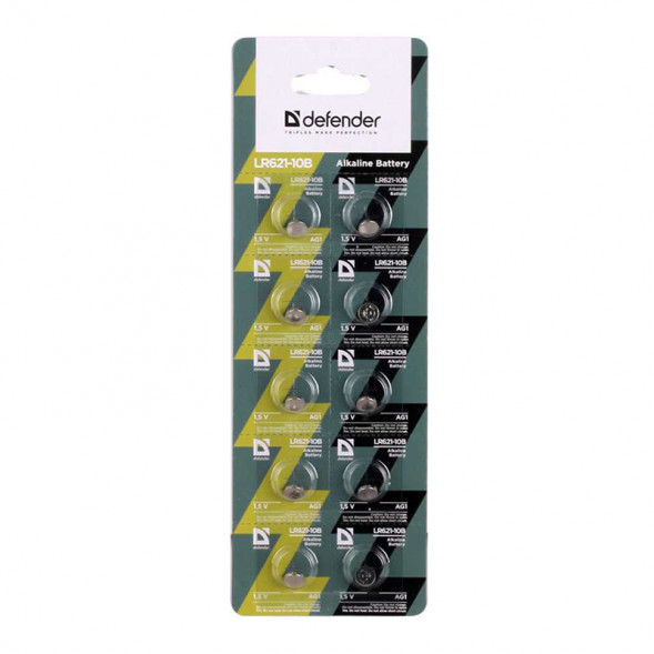 Батарейка Defender G1-LR621-10BL Alkaline