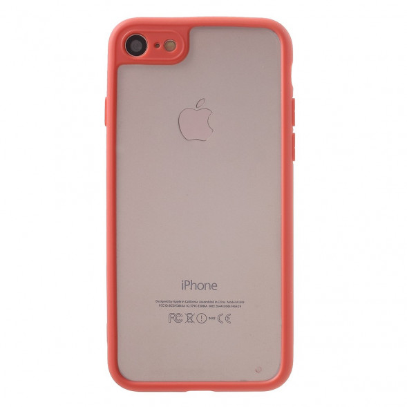 Ультратонкий чехол-бампер для iPhone 8, 7 (красный)