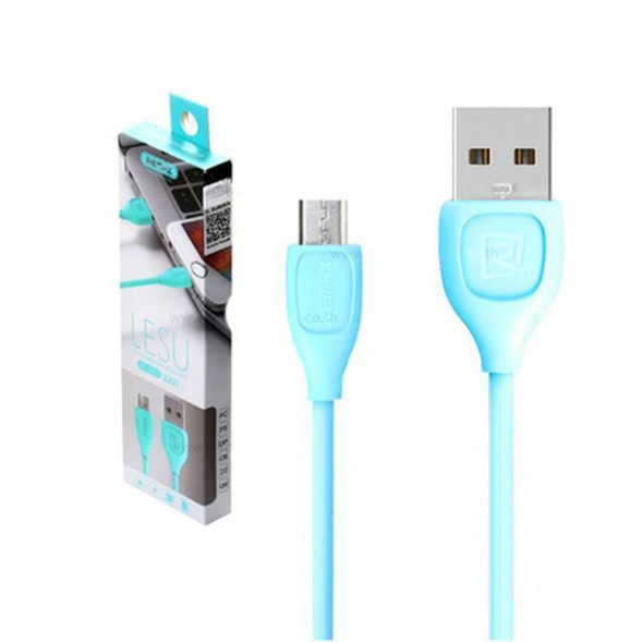 Кабель зарядки Micro USB Remax RC-050m (голубой)