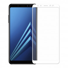 3D Защитное стекло для Samsung Galaxy A8 (2018) (белый)
