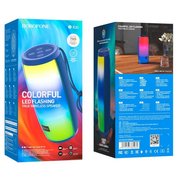 Портативная колонка Borofone BR20 Sound Wave Bluetooth (Синий)