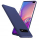 Текстурный TPU чехол накладка для Samsung Galaxy S10 (темно-синий)