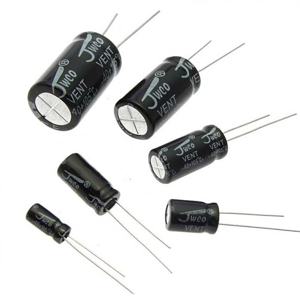 Конденсатор 100 UF 25V 105*C 6*7 (JWCO)