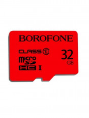 Карта памяти Borofone Micro-SD 32Gb Class 10 Red