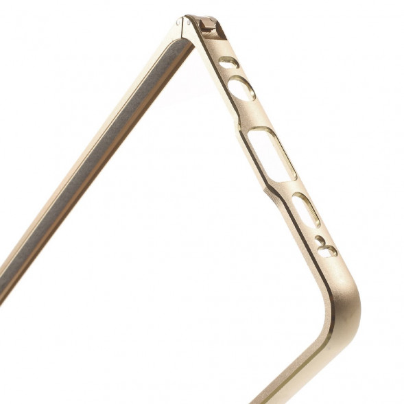 Алюминиевый бампер для Samsung Galaxy A5 (2016) SM-A510 (Золотистый)