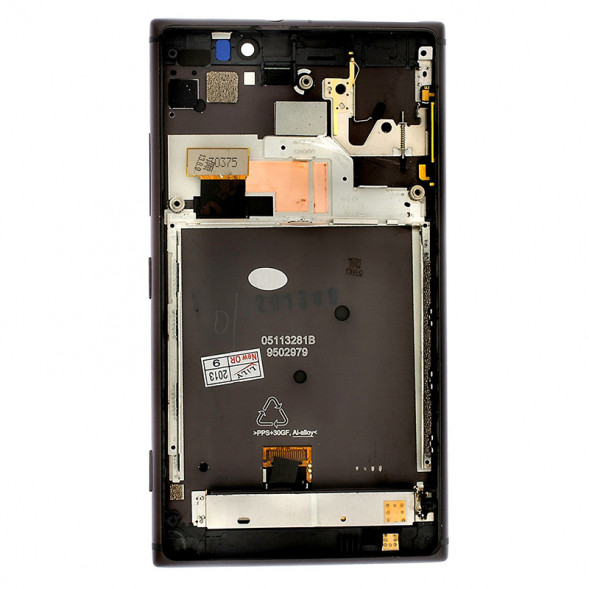 Дисплей Nokia Lumia 925 RM-892, 893, 910 с тачскрином в рамке (черный)