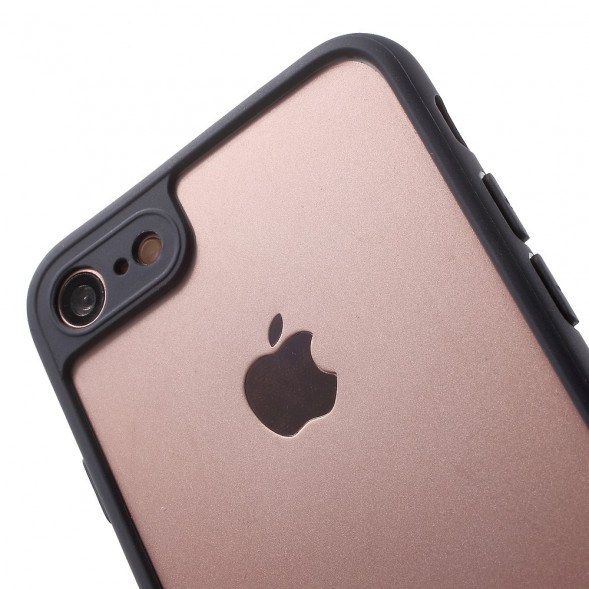 Ультратонкий чехол-бампер для iPhone 8, 7 (черный)
