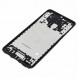 Рамка дисплея для Samsung A022 Galaxy A02 средняя часть корпуса (Черная)