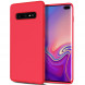 Текстурный TPU чехол накладка для Samsung Galaxy S10 (красный)