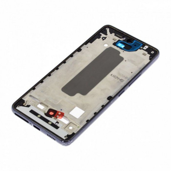 Рамка дисплея для Samsung A536 Galaxy A53 5G (Черный) средняя часть корпуса