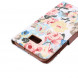 Чехол книжка с цветами для Samsung Galaxy S6 EDGE+ G928 (Белый)