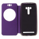 Чехол с окном информации для Asus Zenfone Selfie ZD551KL, ZD550KL (Фиолетовый)